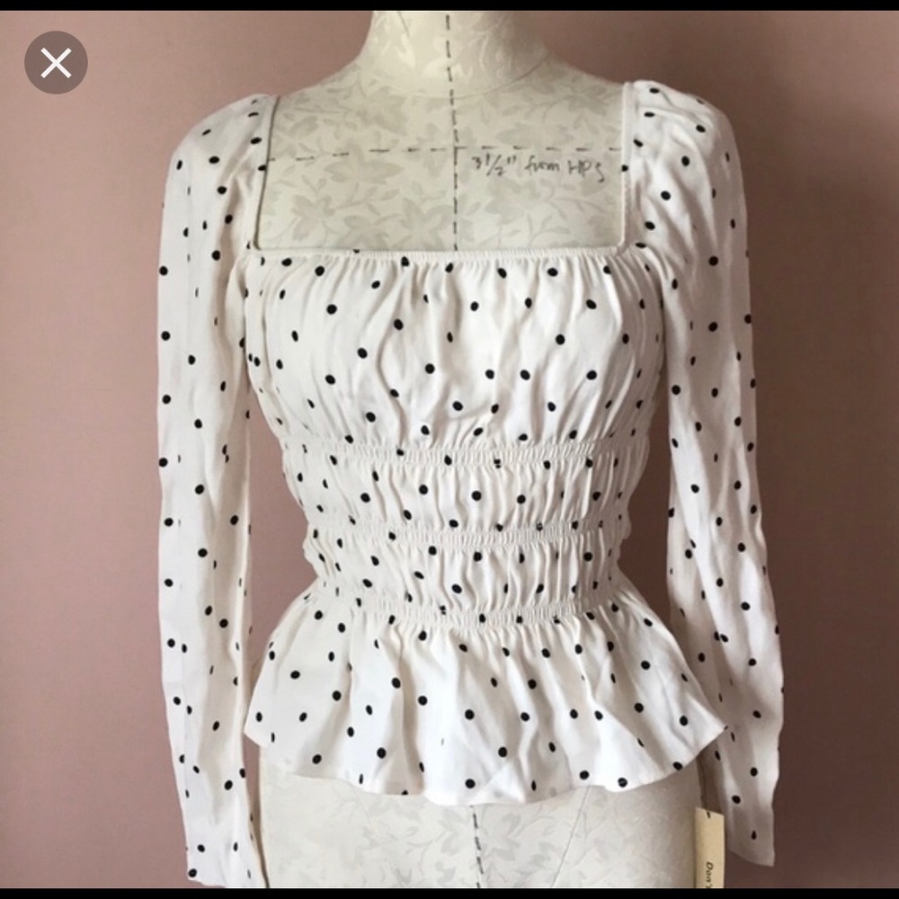 Reformation long sleeve top